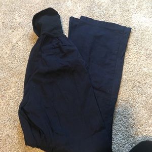 Navy blue maternity pants